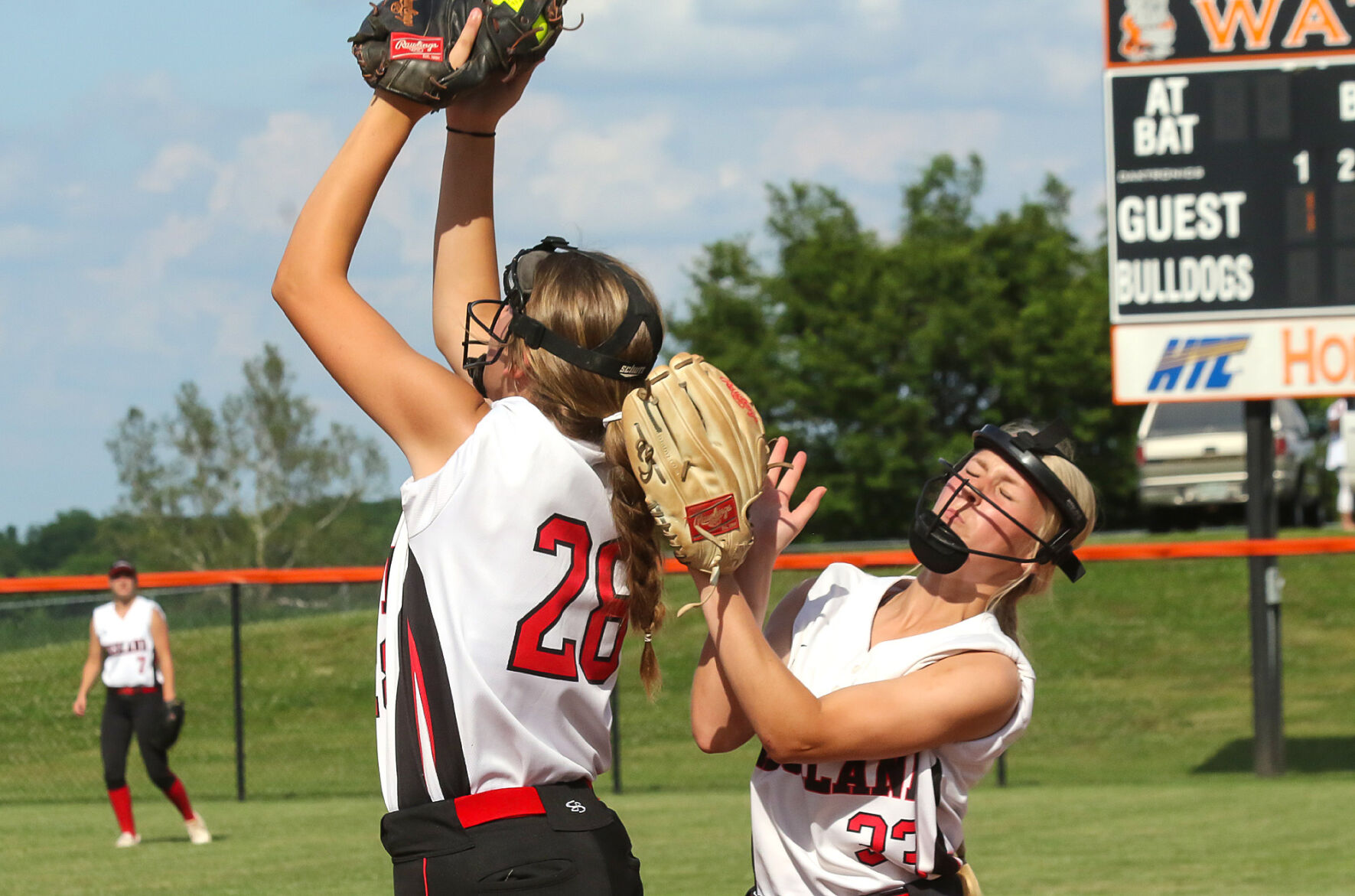 Highland vs. Waterloo softball